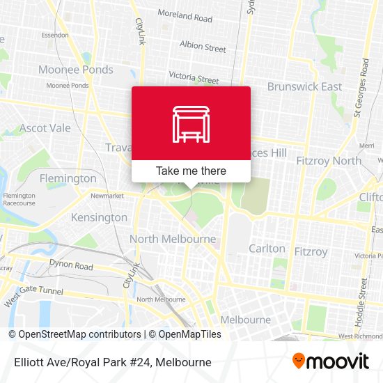 Elliott Ave/Royal Park #24 map