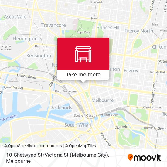 10-Chetwynd St / Victoria St (Melbourne City) map