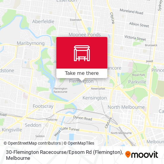 30-Flemington Racecourse / Epsom Rd map