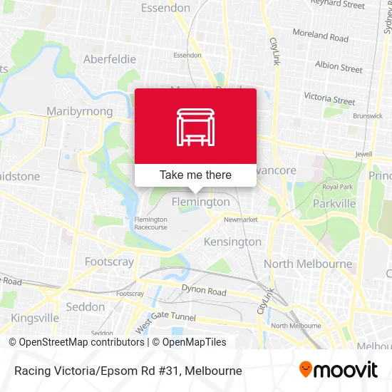 Mapa Racing Victoria/Epsom Rd #31