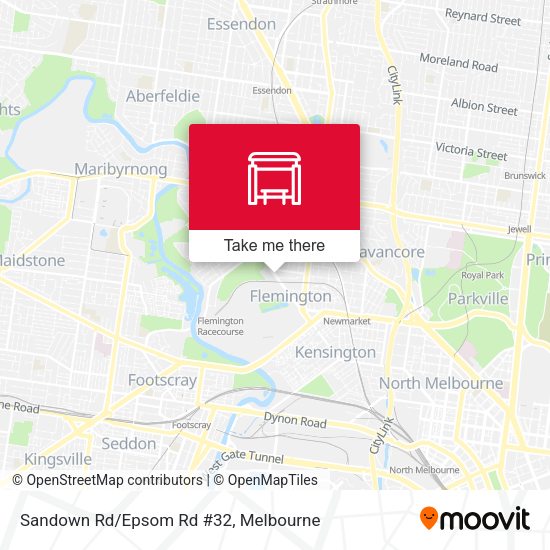 Sandown Rd/Epsom Rd #32 map