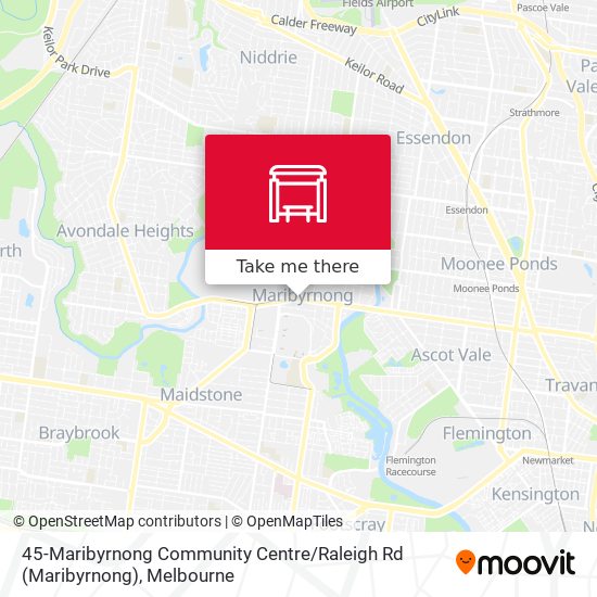 45-Maribyrnong Community Centre / Raleigh Rd map