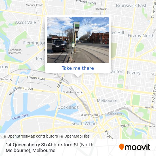 14-Queensberry St / Abbotsford St (North Melbourne) map