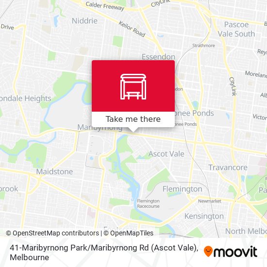 41-Maribyrnong Park / Maribyrnong Rd (Ascot Vale) map