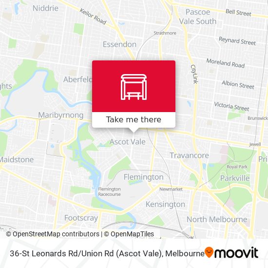 36-St Leonards Rd / Union Rd (Ascot Vale) map