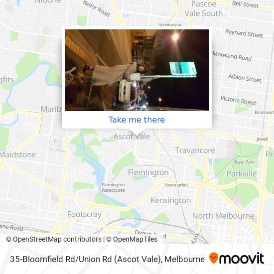 35-Bloomfield Rd / Union Rd (Ascot Vale) map