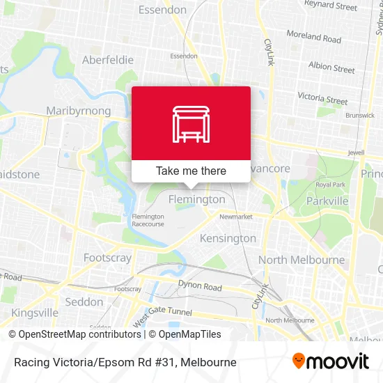 Mapa Racing Victoria/Epsom Rd #31