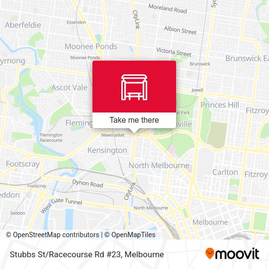 Stubbs St/Racecourse Rd #23 map