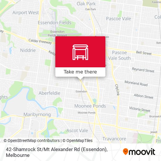 42-Shamrock St / Mt Alexander Rd (Essendon) map