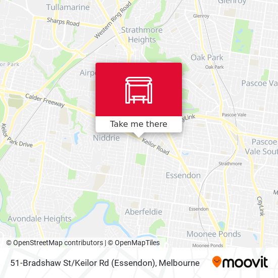 51-Bradshaw St / Keilor Rd (Essendon) map