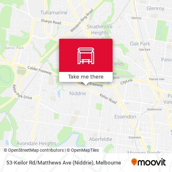 53-Keilor Rd / Matthews Ave (Niddrie) map