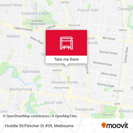Hoddle St/Fletcher St #39 map