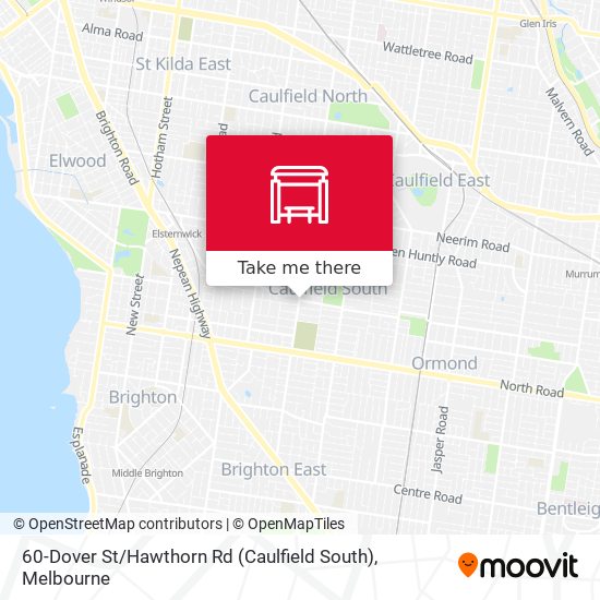 60-Dover St / Hawthorn Rd (Caulfield South) map