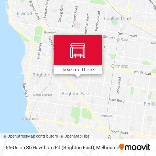 66-Union St / Hawthorn Rd (Brighton East) map