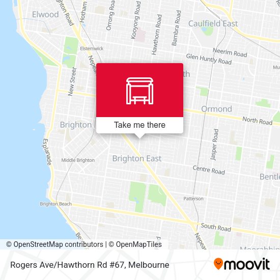 Rogers Ave/Hawthorn Rd #67 map