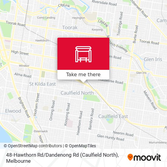 48-Hawthorn Rd / Dandenong Rd (Caulfield North) map