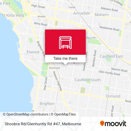 Shoobra Rd/Glenhuntly Rd #47 map