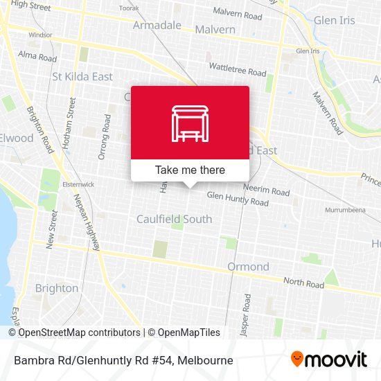 Bambra Rd/Glenhuntly Rd #54 map