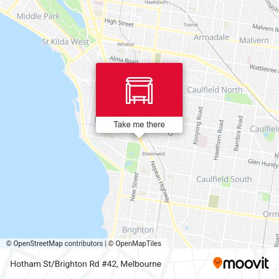 Hotham St/Brighton Rd #42 map