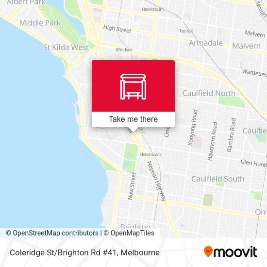 Coleridge St/Brighton Rd #41 map