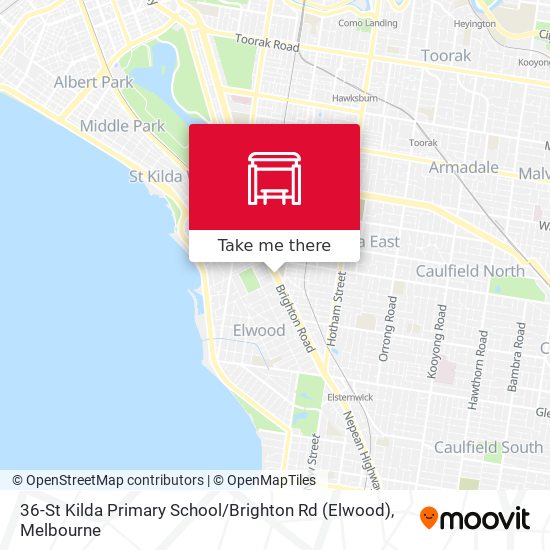 36-St Kilda Primary School / Brighton Rd (Elwood) map