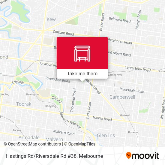 Hastings Rd/Riversdale Rd #38 map