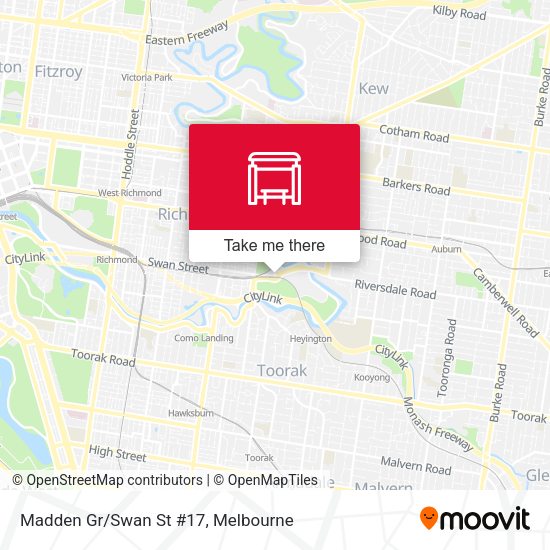Madden Gr/Swan St #17 map