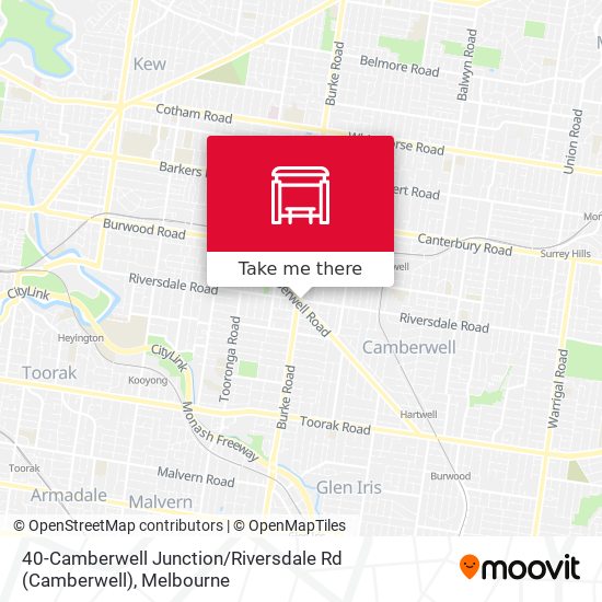 40-Camberwell Junction / Riversdale Rd map