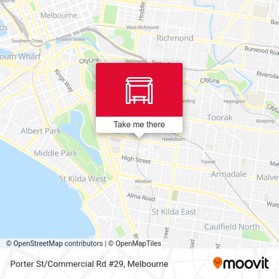 Porter St/Commercial Rd #29 map