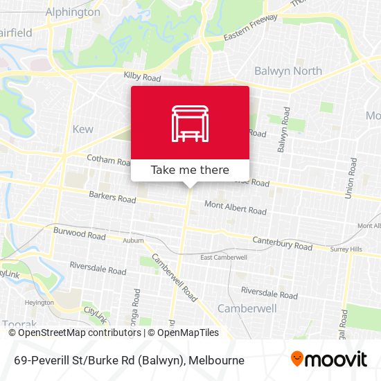 69-Peverill St / Burke Rd (Balwyn) map