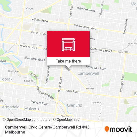 Camberwell Civic Centre / Camberwell Rd #43 map