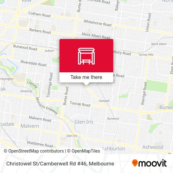 Christowel St / Camberwell Rd #46 map