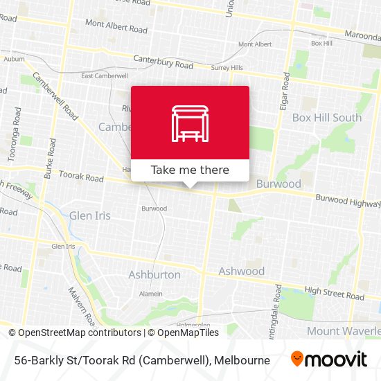 56-Barkly St / Toorak Rd (Camberwell) map