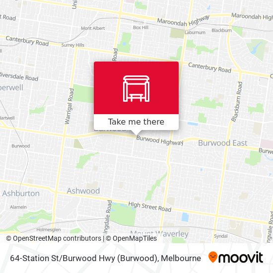 64-Station St / Burwood Hwy map