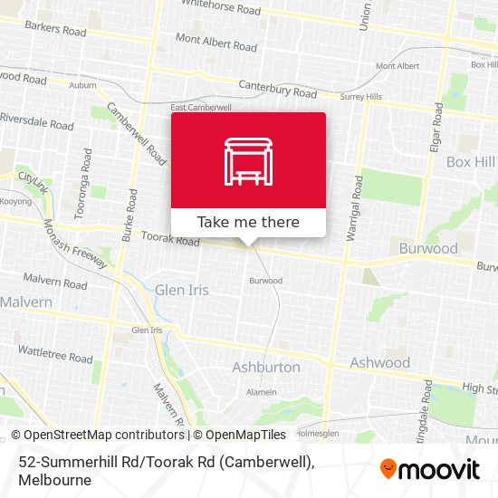 52-Summerhill Rd / Toorak Rd (Camberwell) map