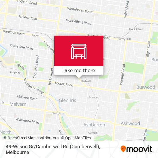 49-Wilson Gr / Camberwell Rd map