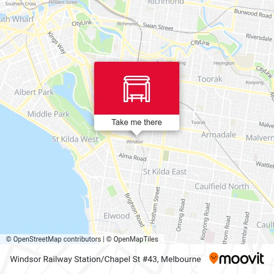 Mapa Windsor Railway Station / Chapel St #43