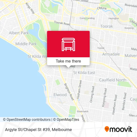 Mapa Argyle St/Chapel St #39