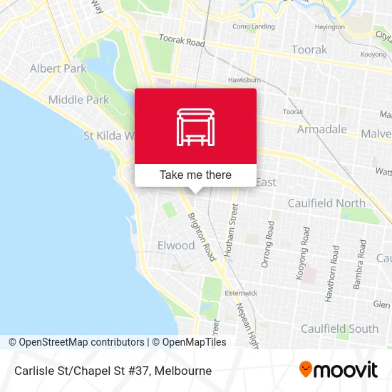 Mapa Carlisle St/Chapel St #37