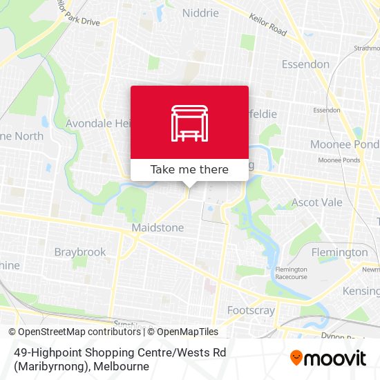 Mapa 49-Highpoint Shopping Centre / Wests Rd (Maribyrnong)