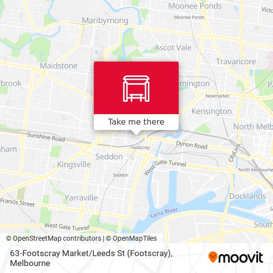 63-Footscray Market / Leeds St map