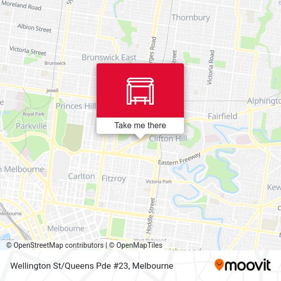Wellington St/Queens Pde #23 map