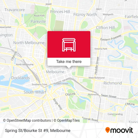 Spring St/Bourke St #9 map