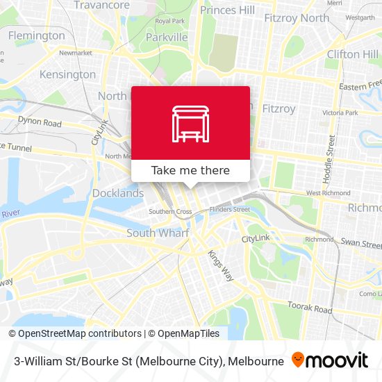 3-William St / Bourke St (Melbourne City) map