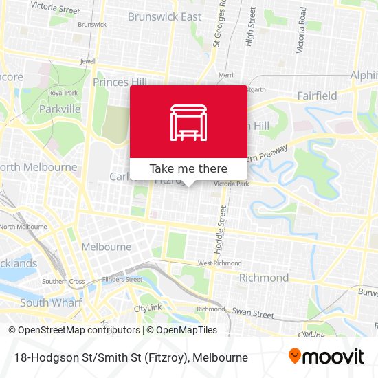 18-Hodgson St / Smith St (Fitzroy) map