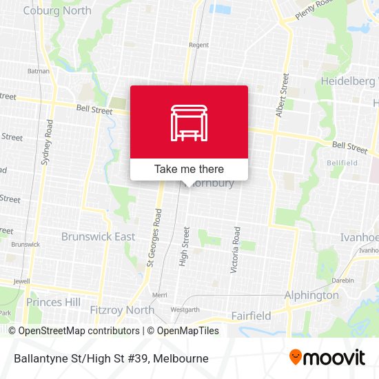 Ballantyne St/High St #39 map