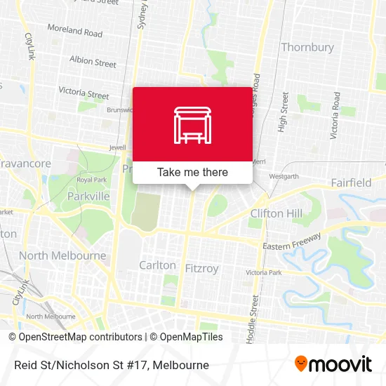 Mapa Reid St/Nicholson St #17
