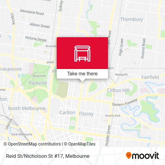 Reid St/Nicholson St #17 map