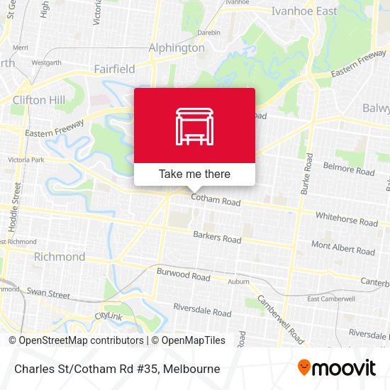 Charles St/Cotham Rd #35 map