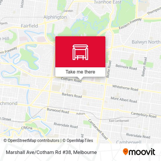 Marshall Ave/Cotham Rd #38 map